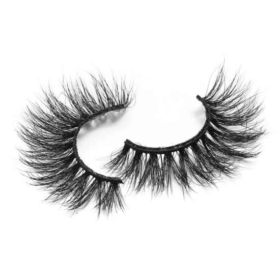 2021 Private Label Fluffy 25mm Mink Eyelash Custom Vendor with Box